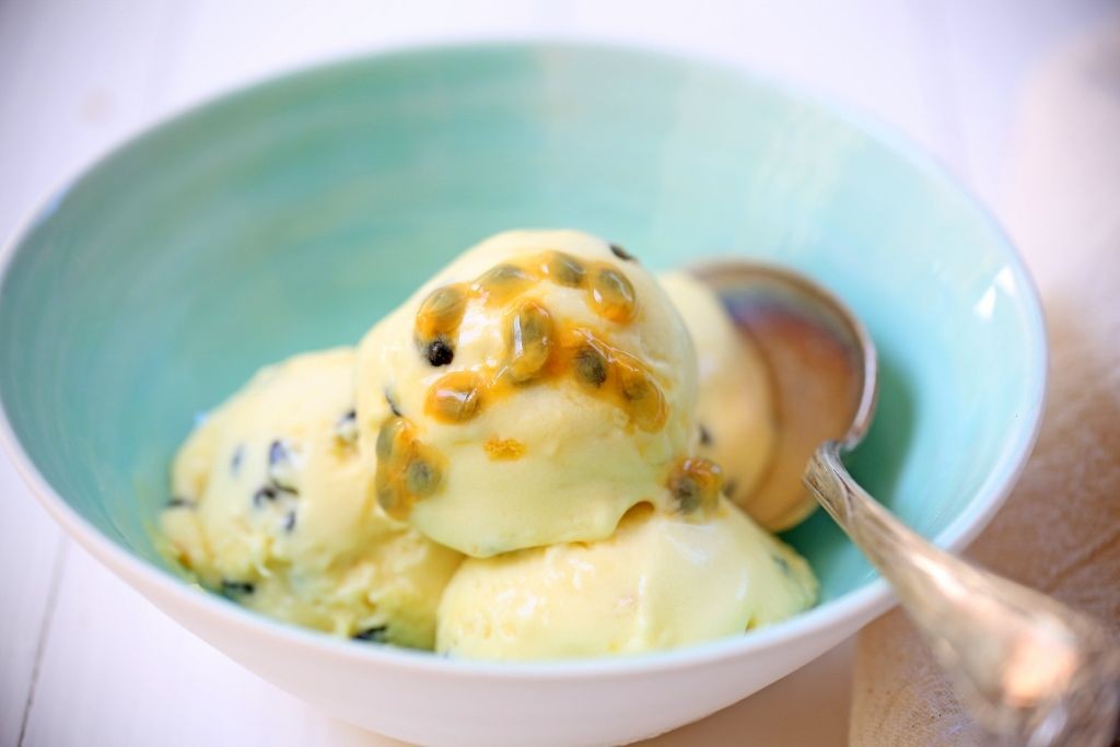 Passion Fruit Frozen Yogurt