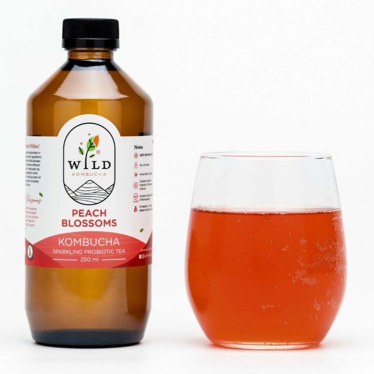 Peach Chamomile Relaxing Kombucha