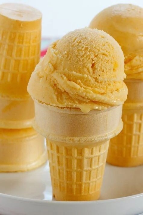 Peach Mango Frozen Yogurt