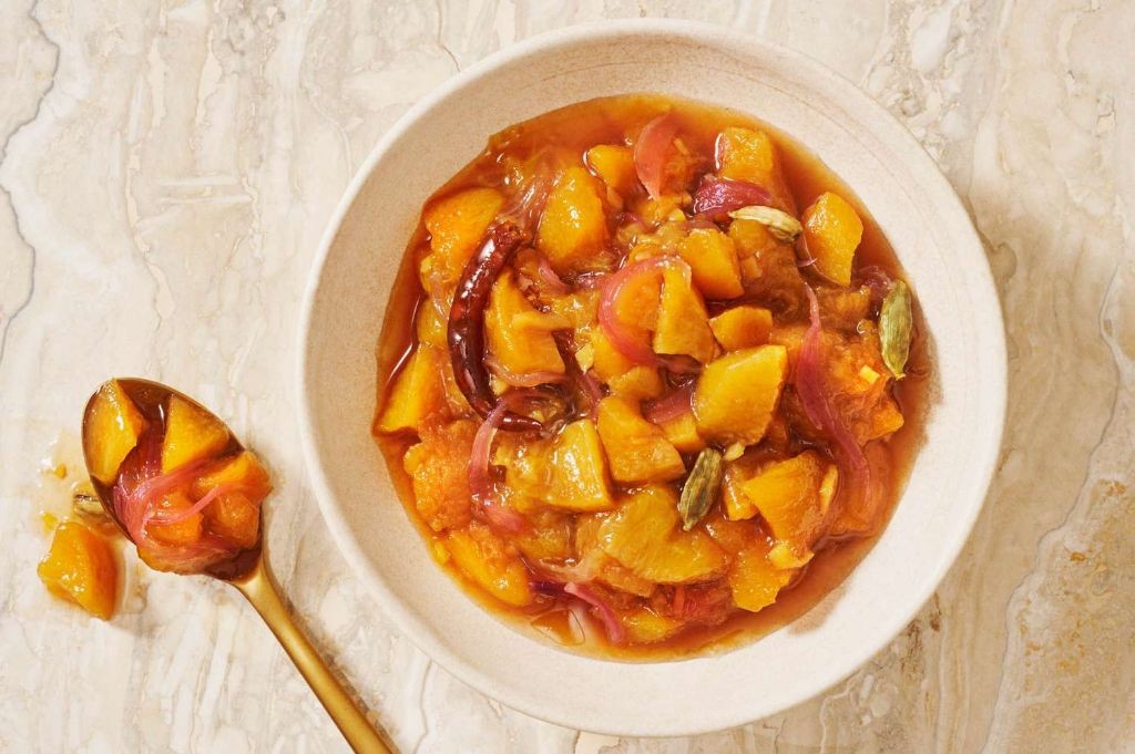 Peach and Ginger Relish