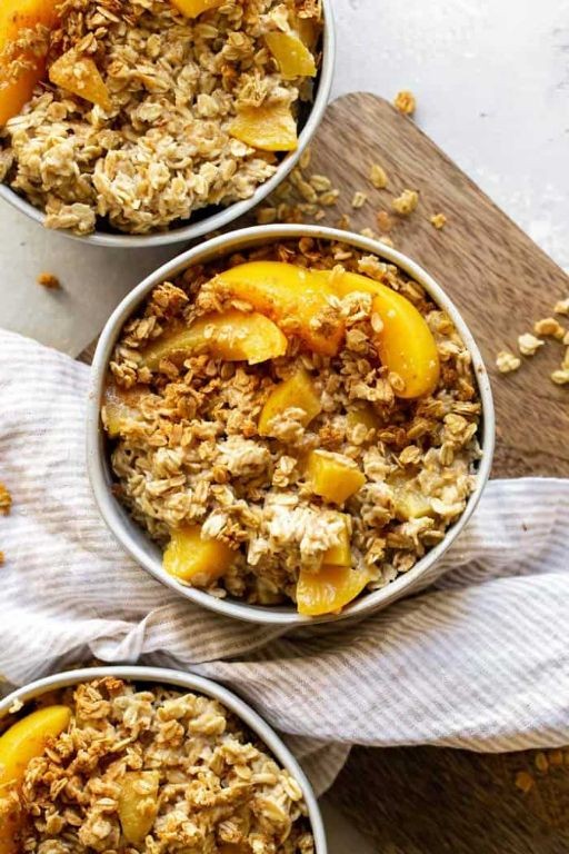 Peach and Oatmeal Blend