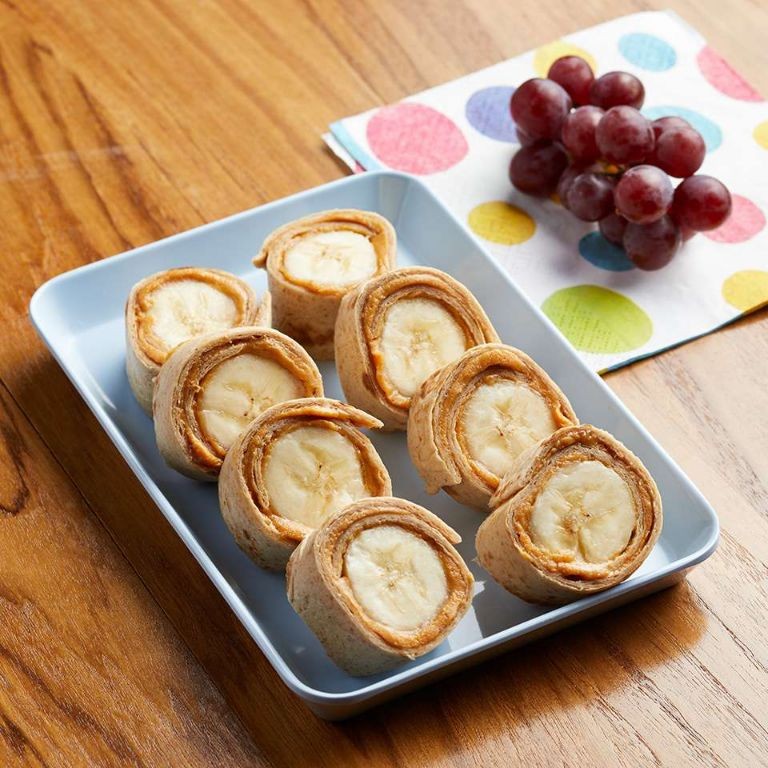 Peanut Butter Banana Roll-Ups