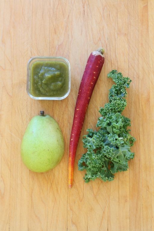 Pear and Kale Puree