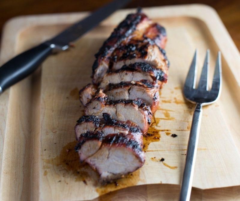 Pecan-Smoked Pork Tenderloin