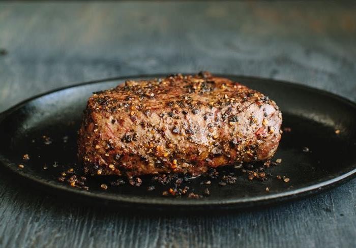 Peppercorn Crusted Sirloin Steak