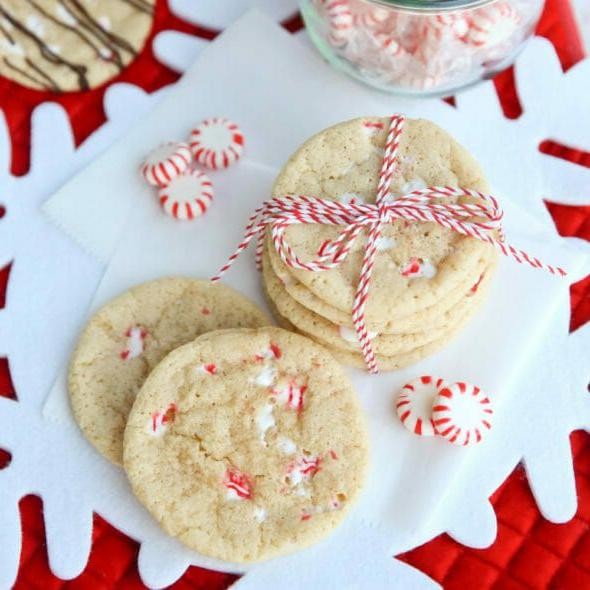 Peppermint Sugar Cookies