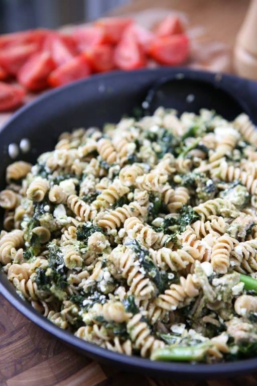 Pesto Turkey and Whole Wheat Pasta Salad