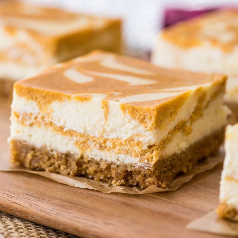 Philadelphia Pumpkin Cheesecake Bars