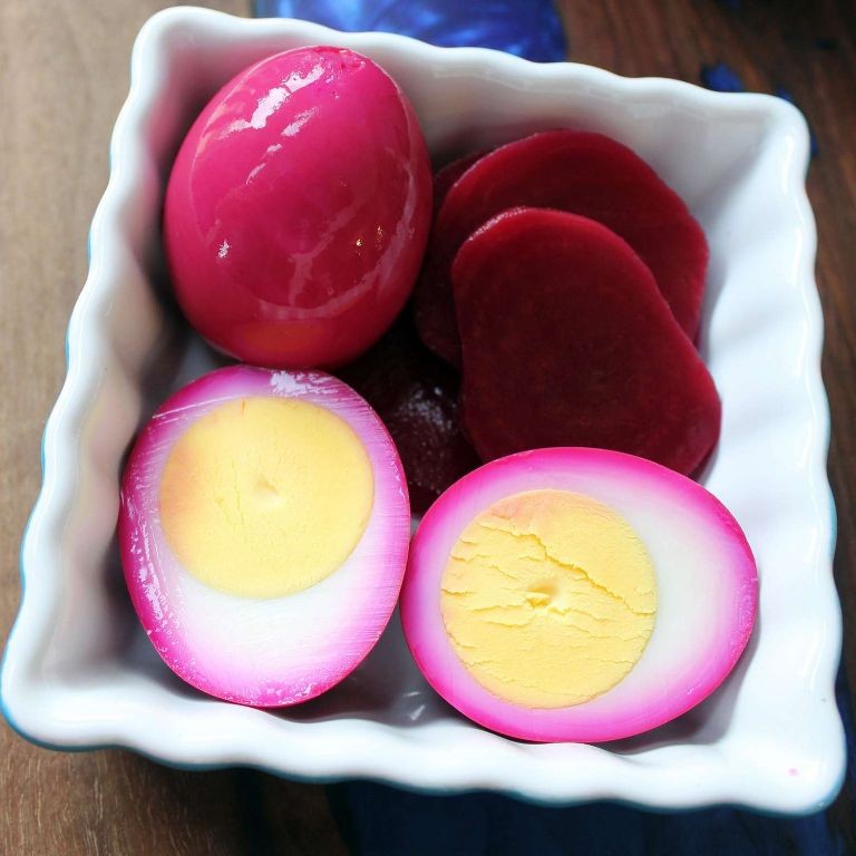 Pickled Beets with Hard-Boiled Eggs