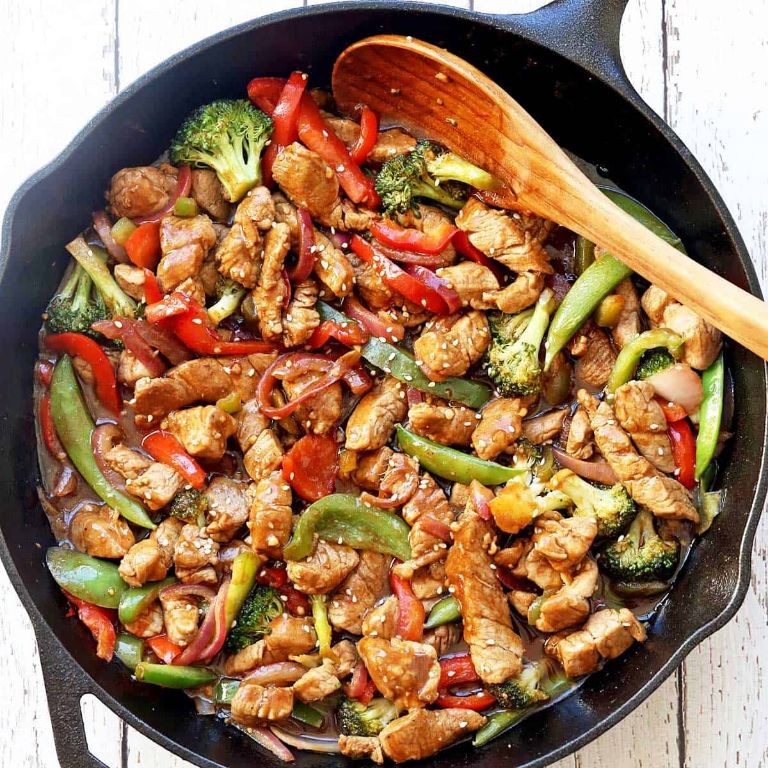 Picnic Pork Stir-Fry with Vegetables