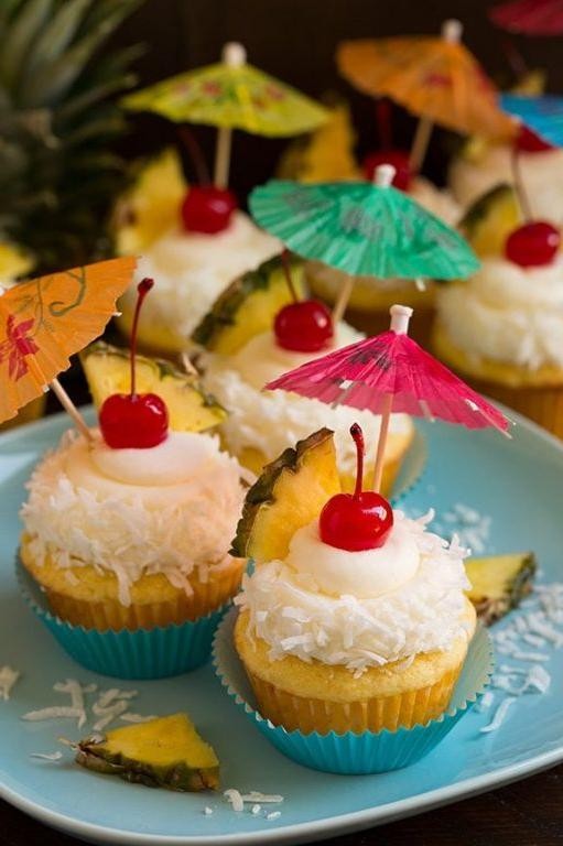 Pina Colada Cupcakes