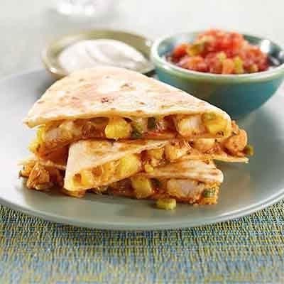 Pineapple Chicken Quesadillas