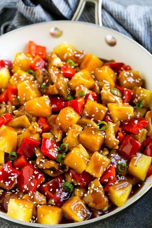 Pineapple Chicken and Bell Pepper Skillet
