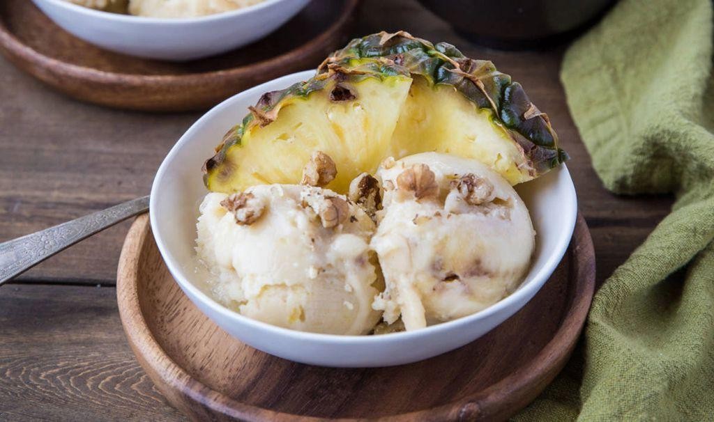 Pineapple Mint Nice Cream