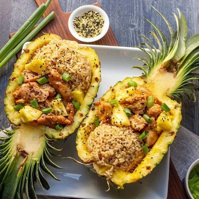 Pineapple Teriyaki Chicken Bowls