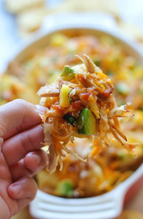 Pineapple Teriyaki Chicken Nachos