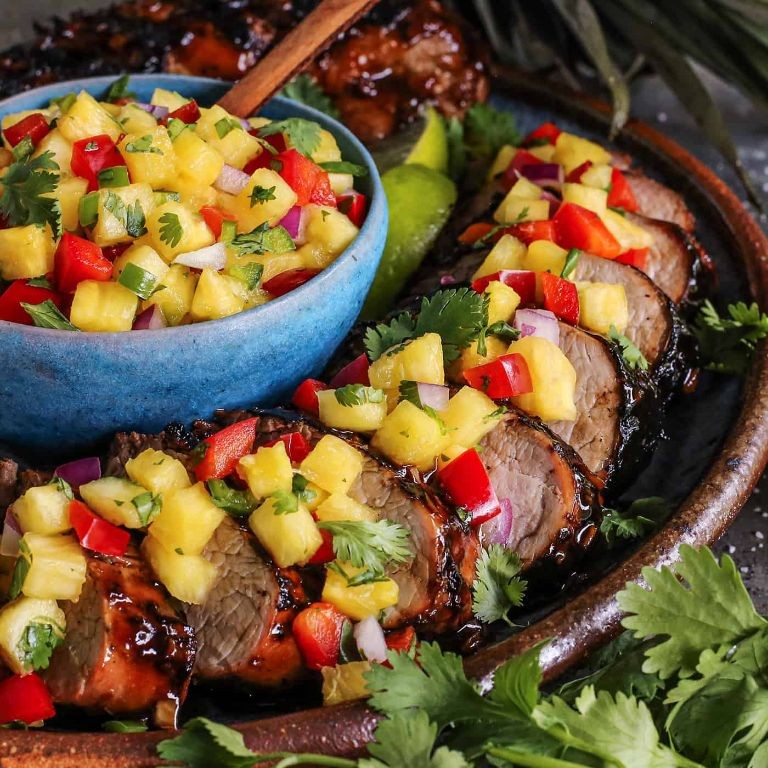Pineapple Teriyaki Pork Sirloin Roast