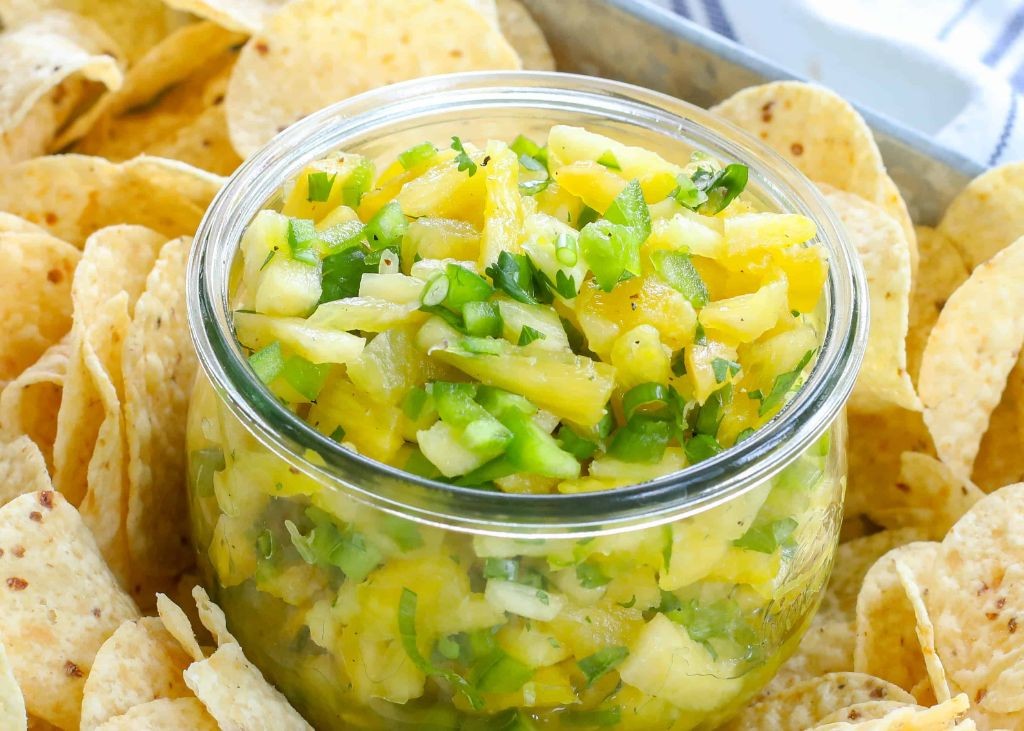 Pineapple and Jalapeño Tortilla Chip Dip