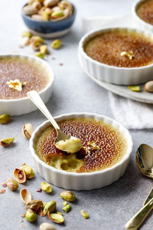 Pistachio Crème Brûlée