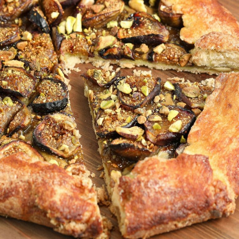 Pistachio and Fig Galette
