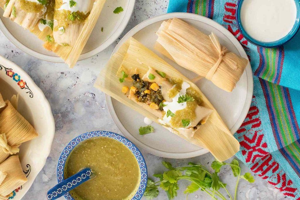 Poblano and Cheese Tamales