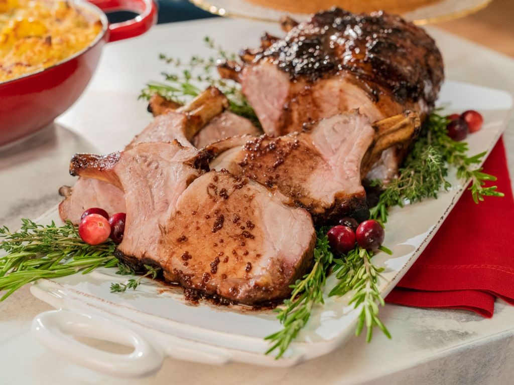 Pomegranate Glazed Pork Tenderloin