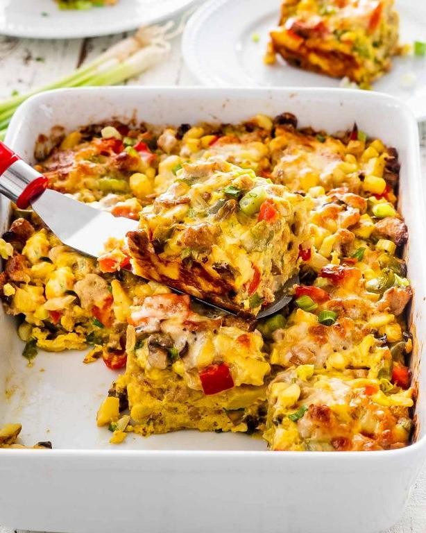 Potato and Sausage Breakfast Casserole