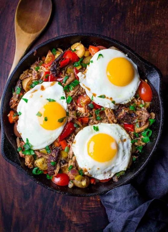 Pulled Pork Breakfast Hash