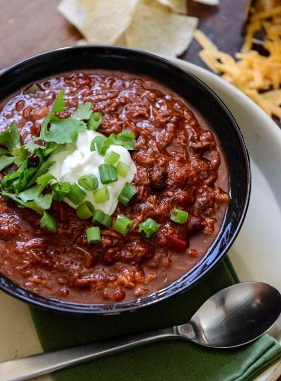 Pulled Pork Chili with Beans