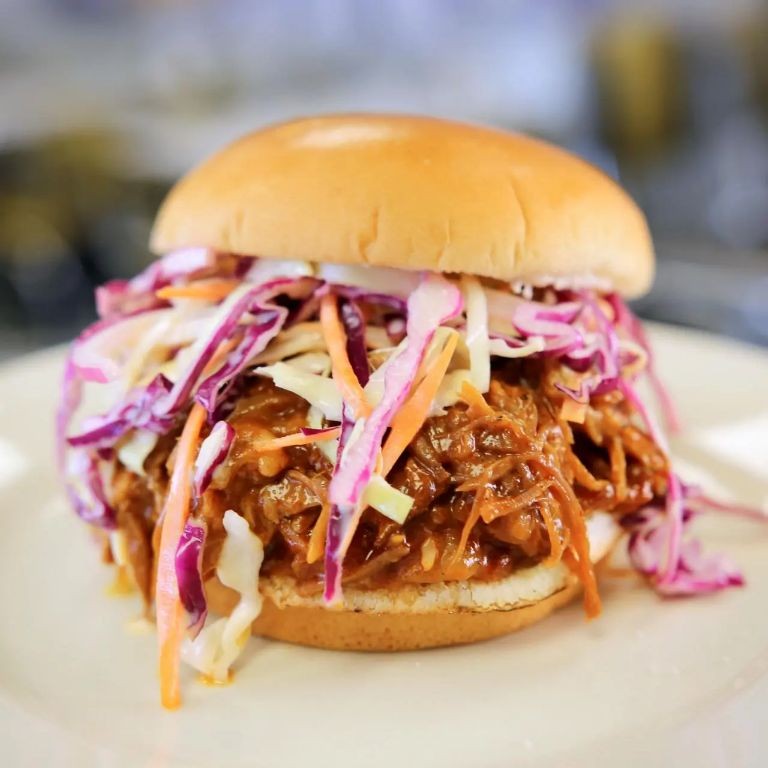 Pulled Pork Sliders with Coleslaw