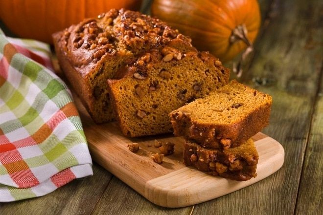 Pumpkin Bread with Walnuts