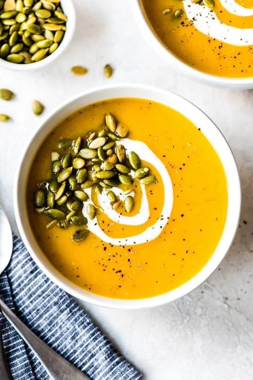 Pumpkin Seed Butternut Squash Soup