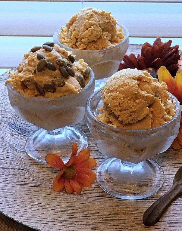 Pumpkin Spice Frozen Yogurt