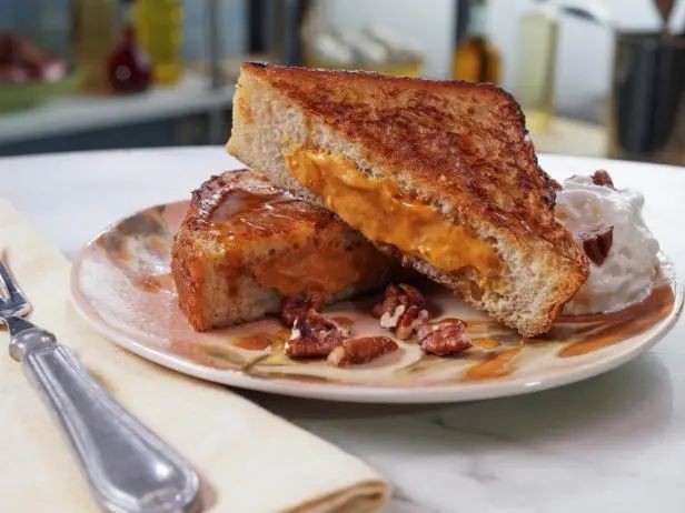 Pumpkin Spice Stuffed French Toast