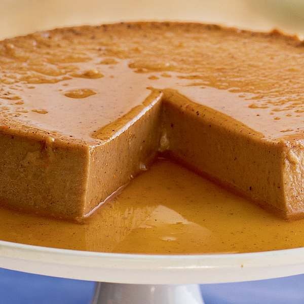 Pumpkin and Caramel Flan