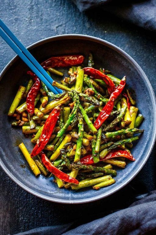 Quick Asparagus Stir-Fry with Soy Sauce