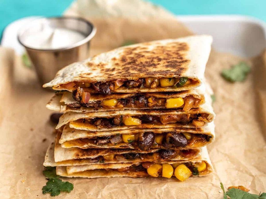 Quick Black Bean Quesadillas