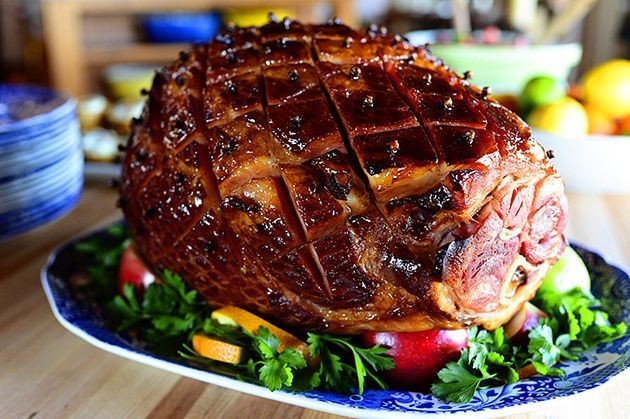 Quick Easter Ham Glazed with Honey