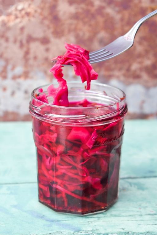 Quick Pickled Cabbage for Festive Tacos