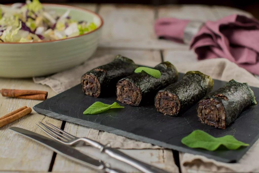 Quinoa and Black Bean Sushi