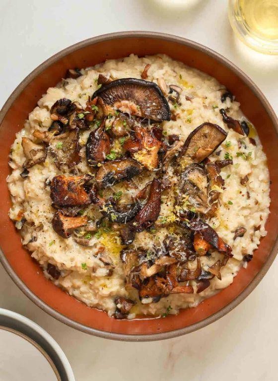 Ragu Alfredo Mushroom Risotto