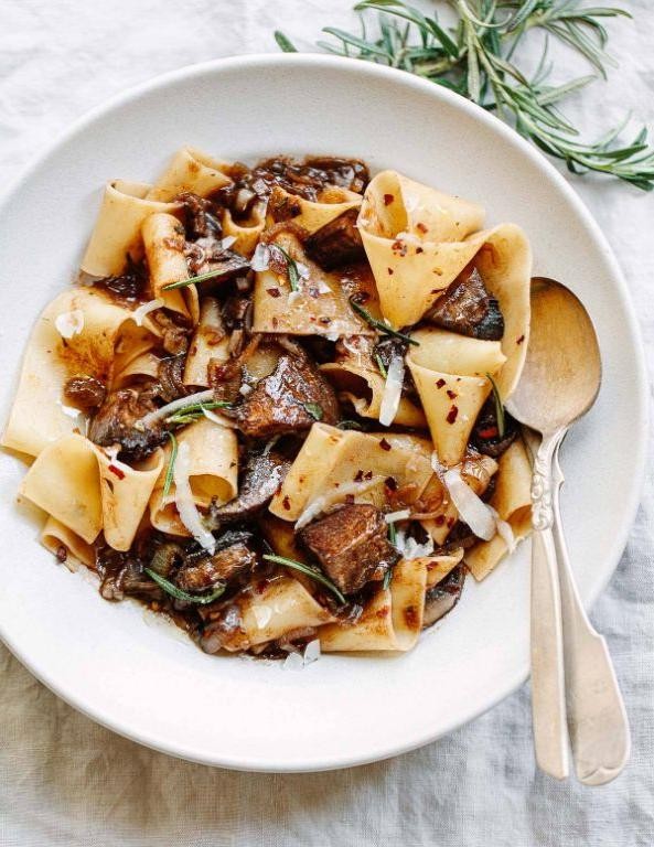 Ragu Alfredo Portobello Pasta
