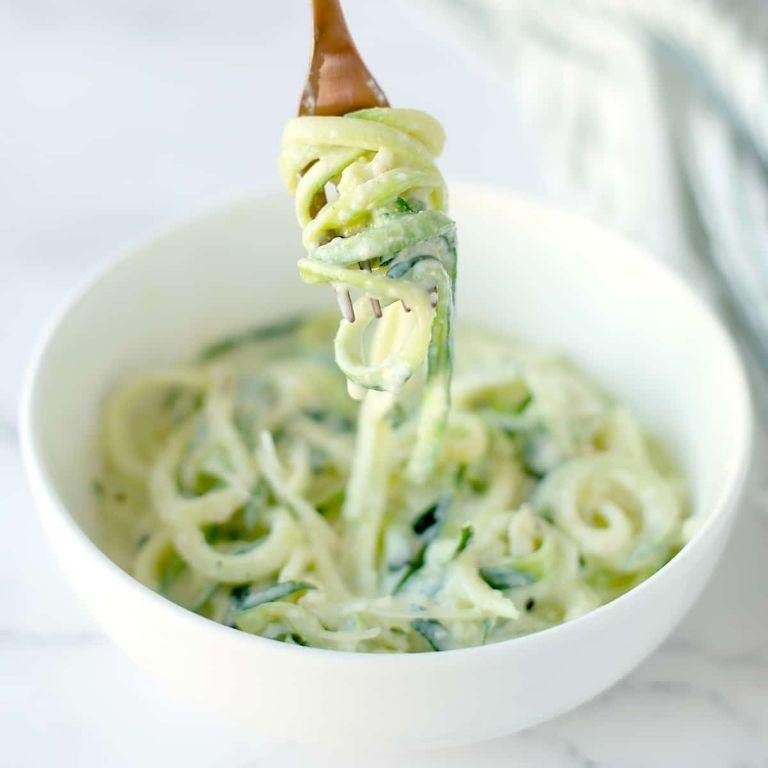 Ragu Alfredo Zucchini Noodles