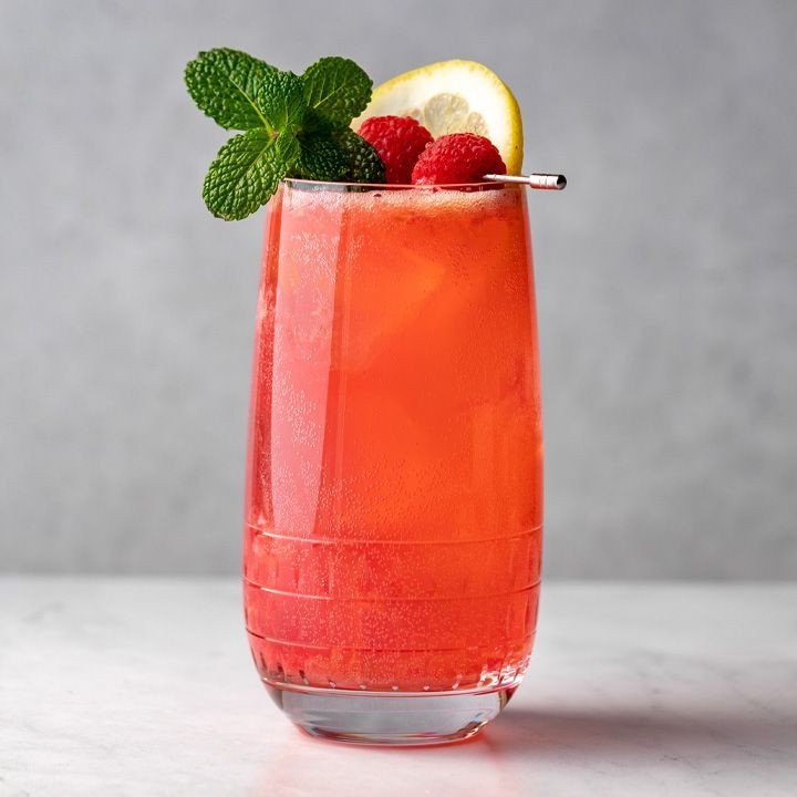 Raspberry Elderflower Collins
