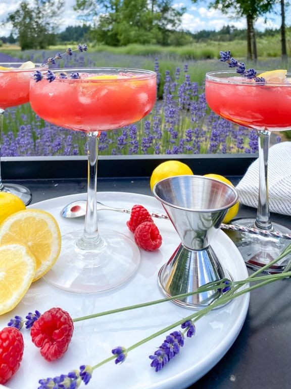 Raspberry Lavender Spritz