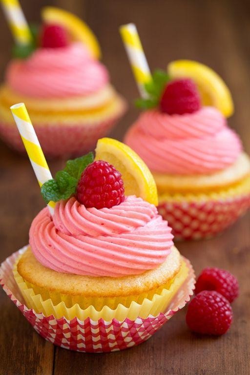 Raspberry Lemonade Cupcakes