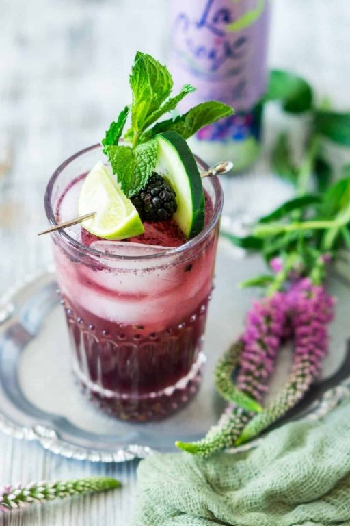 Raspberry Vodka Cucumber Splash