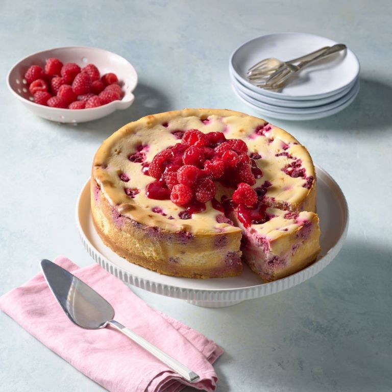 Raspberry White Chocolate Philadelphia Cheesecake Filling