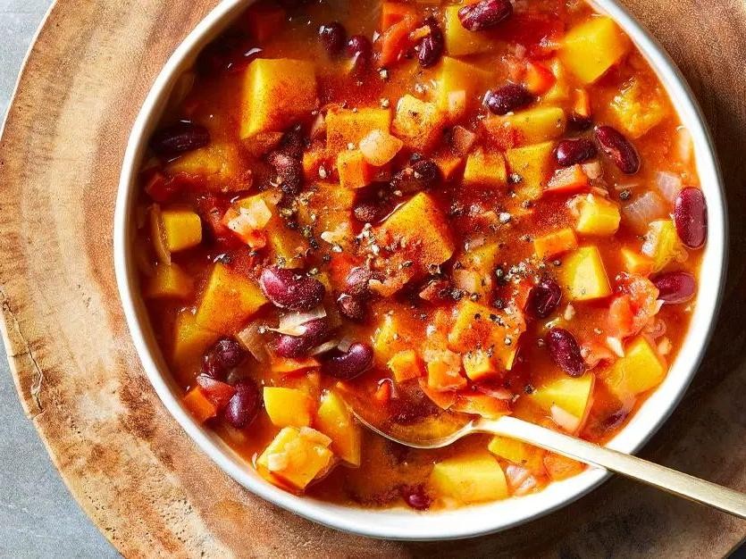 Red Bean and Butternut Squash Stew