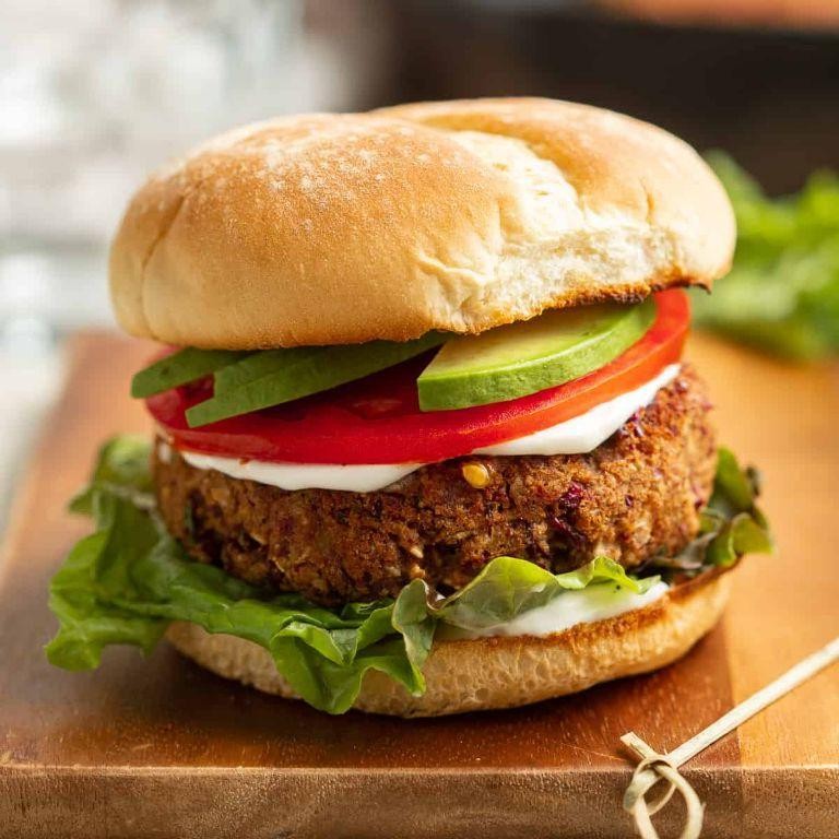 Red Bean and Chickpea Burgers